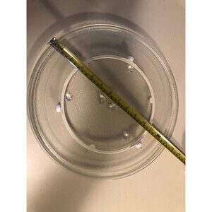 MICROWAVE GLASS‎ PLATE 13.5” - Turntable Replacement With Rotating Ring Base